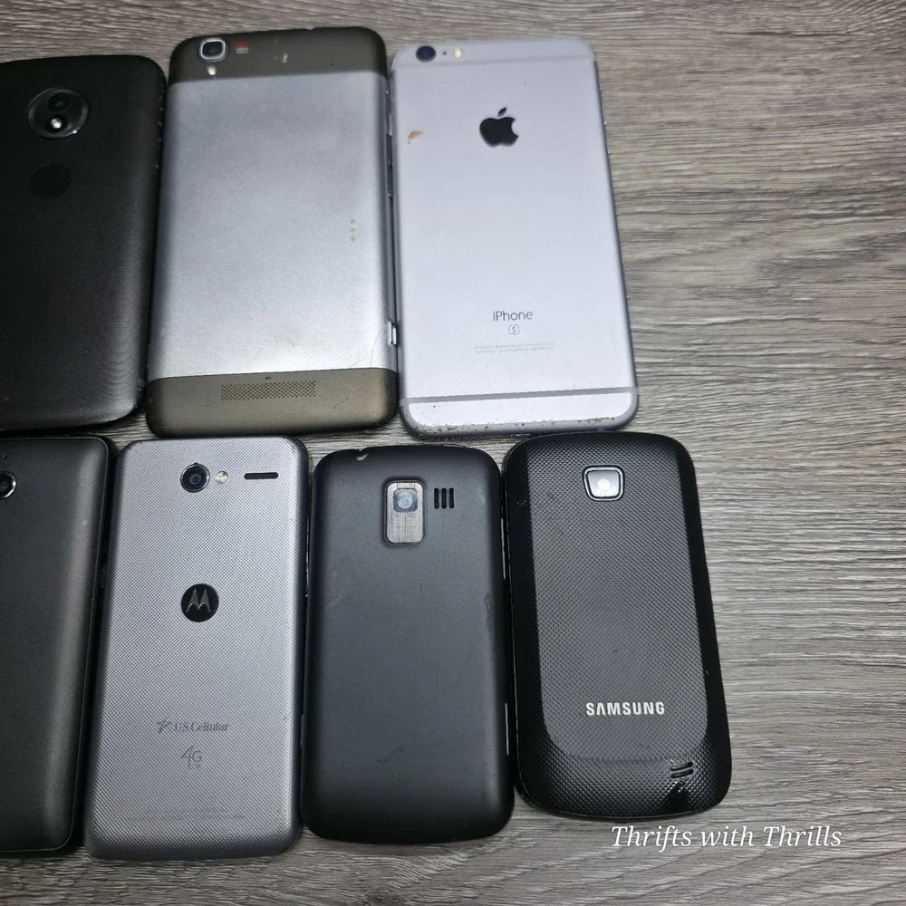 Lot of 11 Phones - iPhone LG Samsung Motorola Mixed Models for Parts/Repair